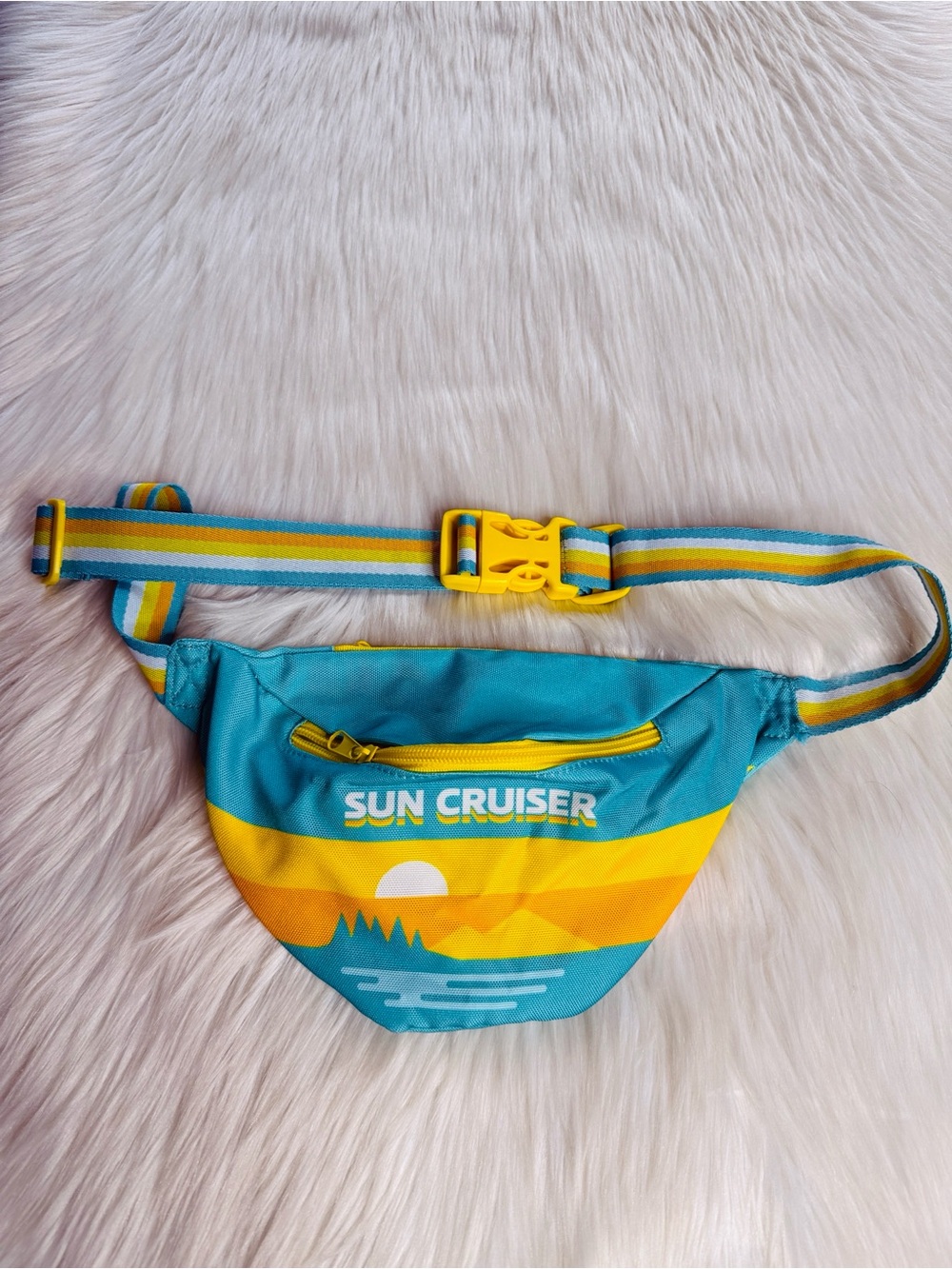 Sun Cruiser Blue and Yellow Fanny Belt Bag